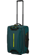 Load image into Gallery viewer, Dark Teal Blue Ecodiver Duffle with wheels / Backpack 55cm