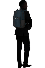 Load image into Gallery viewer, Dark Blue - Biz2go Black Backpack 15.6"