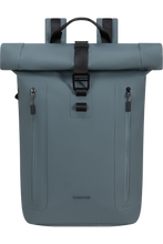 Load image into Gallery viewer, Dusty Blue Coatify Biz Rolltop Backpack 15.6"