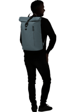 Load image into Gallery viewer, Dusty Blue Coatify Biz Rolltop Backpack 15.6"