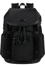 Load image into Gallery viewer, Relyon Black Backpack M 15.6" + Flap