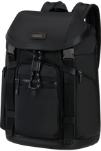 Load image into Gallery viewer, Relyon Black Backpack M 15.6" + Flap