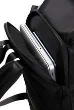 Load image into Gallery viewer, Relyon Black Backpack M 15.6" + Flap