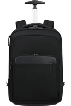 Load image into Gallery viewer, Black Evosight Wheeled Laptop Backpack 17.3"