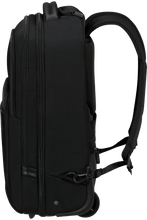 Load image into Gallery viewer, Black Evosight Wheeled Laptop Backpack 17.3"
