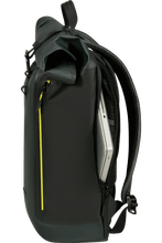 Load image into Gallery viewer, Dark Teal Green Coatify Biz Rolltop Backpack 15.6"