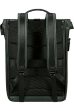 Load image into Gallery viewer, Dark Teal Green Coatify Biz Rolltop Backpack 15.6"