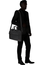 Load image into Gallery viewer, Black Pro-Dlx 6 Slim Briefcase 15.6"
