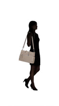 Load image into Gallery viewer, Samsonite Karissa Evo Travel Tote Bag 14.1” – Sand Beige Laptop Tote with Removable Pouch