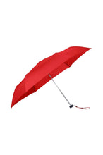 Load image into Gallery viewer, Samsonite Rain Pro Ultra Mini Flat 3-Section Umbrella – Compact Red Print Travel Umbrella