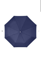 Load image into Gallery viewer, Samsonite Rain Pro 3-Section Auto Open/Close Umbrella – Blue Windproof Compact Umbrella