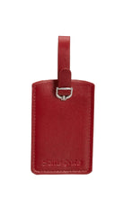 Load image into Gallery viewer, Samsonite Rectangle Luggage Tag Set of 2 – Red Travel Bag Tags with ID Window