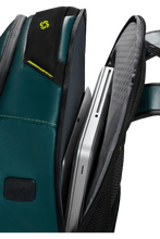 Load image into Gallery viewer, Dark Teal Blue Ecodiver Backpack L
