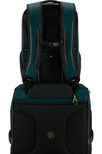 Dark Teal Blue Ecodiver Backpack M USB