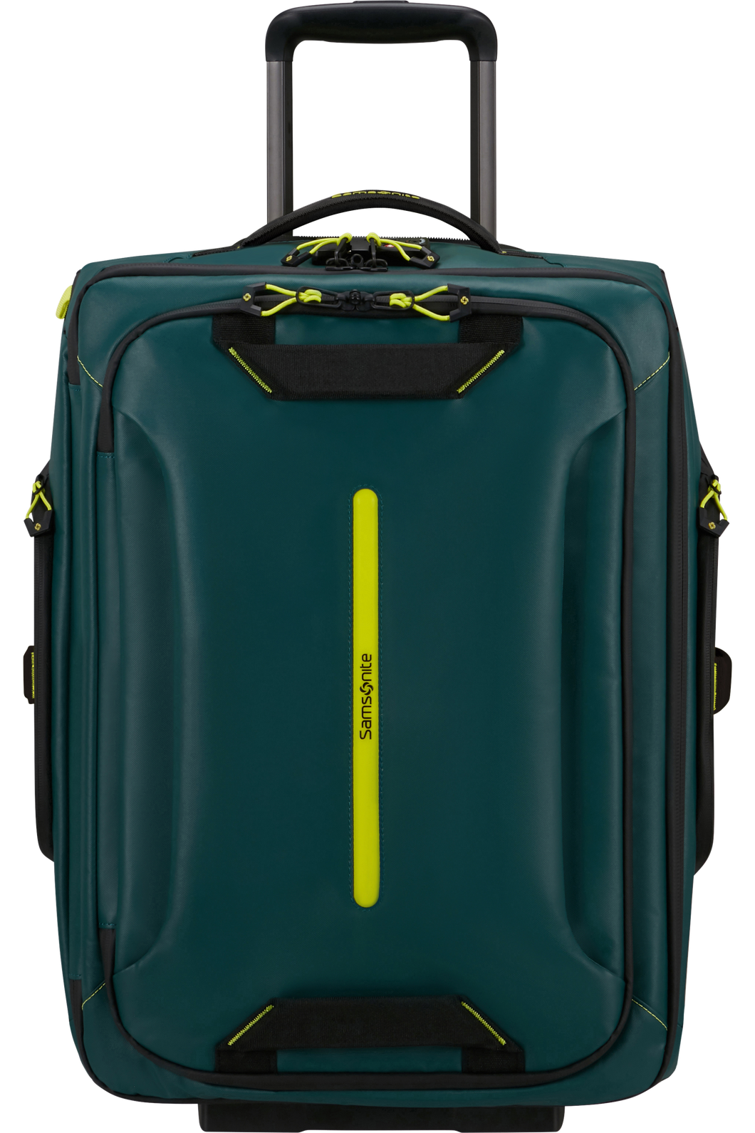 Dark Teal Blue Ecodiver Duffle with wheels / Backpack 55cm