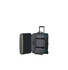 Dark Teal Blue Ecodiver Duffle with wheels / Backpack 55cm