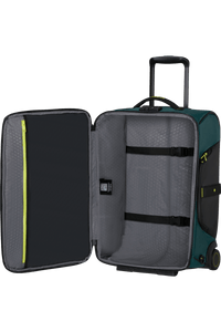 Dark Teal Blue Ecodiver Duffle with wheels / Backpack 55cm