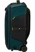 Load image into Gallery viewer, Dark Teal Blue Ecodiver Duffle with wheels / Backpack 55cm
