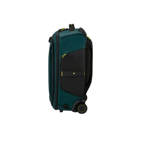 Dark Teal Blue Ecodiver Duffle with wheels / Backpack 55cm