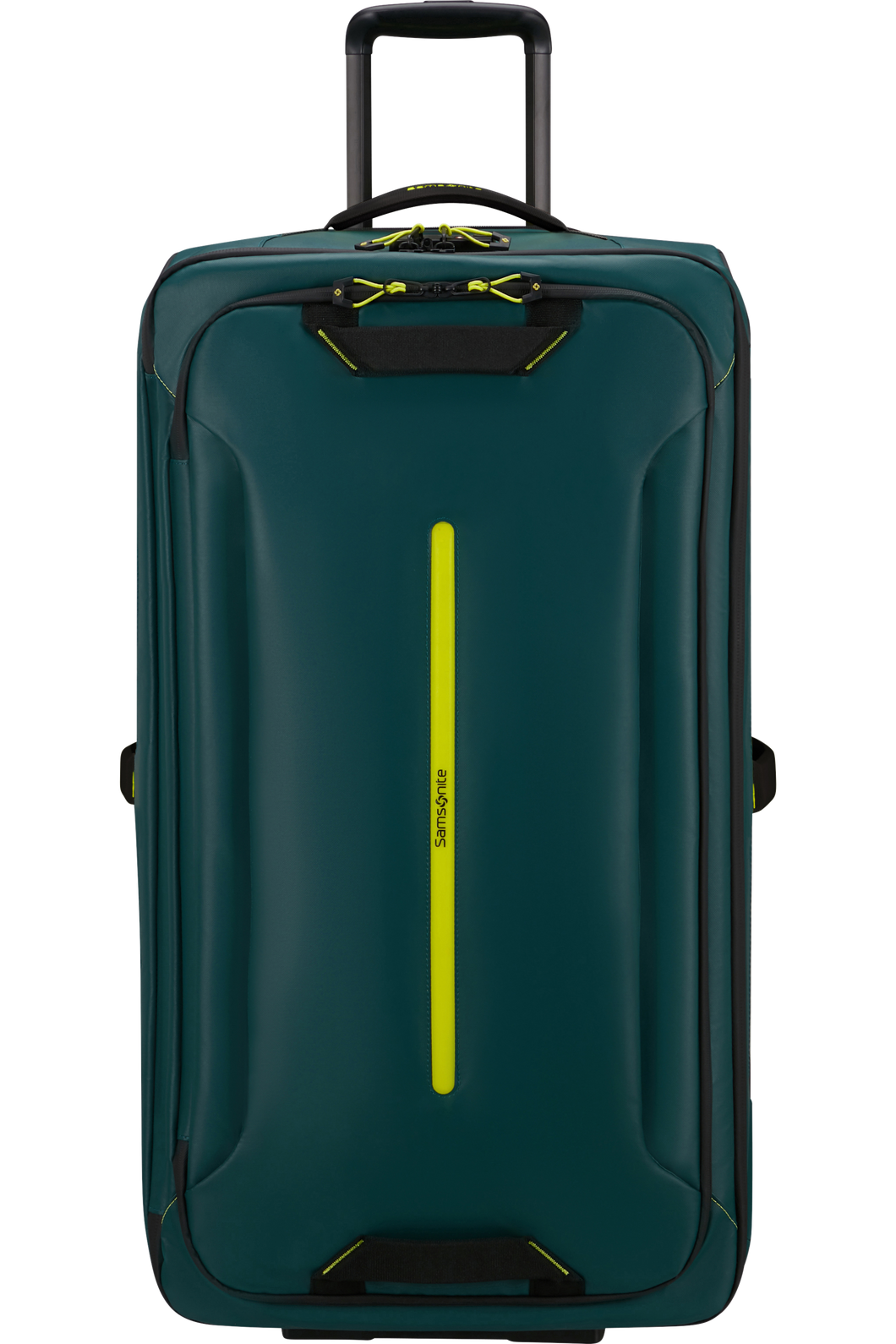Dark Teal Blue Ecodiver Duffle With Wheels 79 Cm