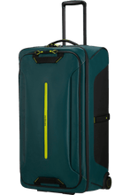 Load image into Gallery viewer, Dark Teal Blue Ecodiver Duffle With Wheels 79 Cm
