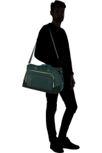 Load image into Gallery viewer, Dark Teal Blue Respark Small Duffle Bag 48cm
