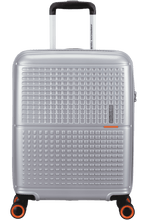 Load image into Gallery viewer, Silver Geopop 55cm Spinner Cabin Luggage

