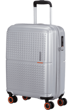 Load image into Gallery viewer, Silver Geopop 55cm Spinner Cabin Luggage
