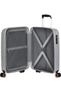 Silver Geopop 55cm Spinner Cabin Luggage