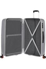 Load image into Gallery viewer, Silver Geopop Luggage Set - 55cm &amp; 77cm
