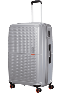 Silver Geopop Luggage Set - 55cm & 77cm