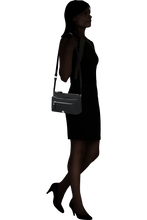 Load image into Gallery viewer, Black KARISSA Evo Shoulder Bag + Detachable Pouch
