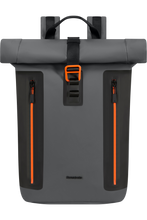 Load image into Gallery viewer, Graphite Gray Coatify Biz Rolltop Backpack 15.6&quot;
