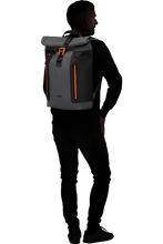 Load image into Gallery viewer, Graphite Gray Coatify Biz Rolltop Backpack 15.6&quot;
