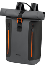 Load image into Gallery viewer, Graphite Gray Coatify Biz Rolltop Backpack 15.6&quot;
