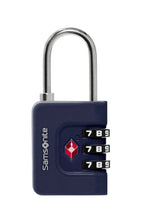 Load image into Gallery viewer, Samsonite Combilock Midnight Blue Luggage Lock 3-Dial TSA
