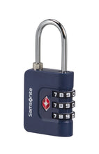Load image into Gallery viewer, Samsonite Combilock Midnight Blue Luggage Lock 3-Dial TSA
