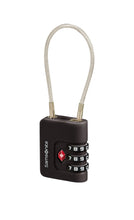 Load image into Gallery viewer, Samsonite Black Luggage Cable Security Lock 3-Dial TSA
