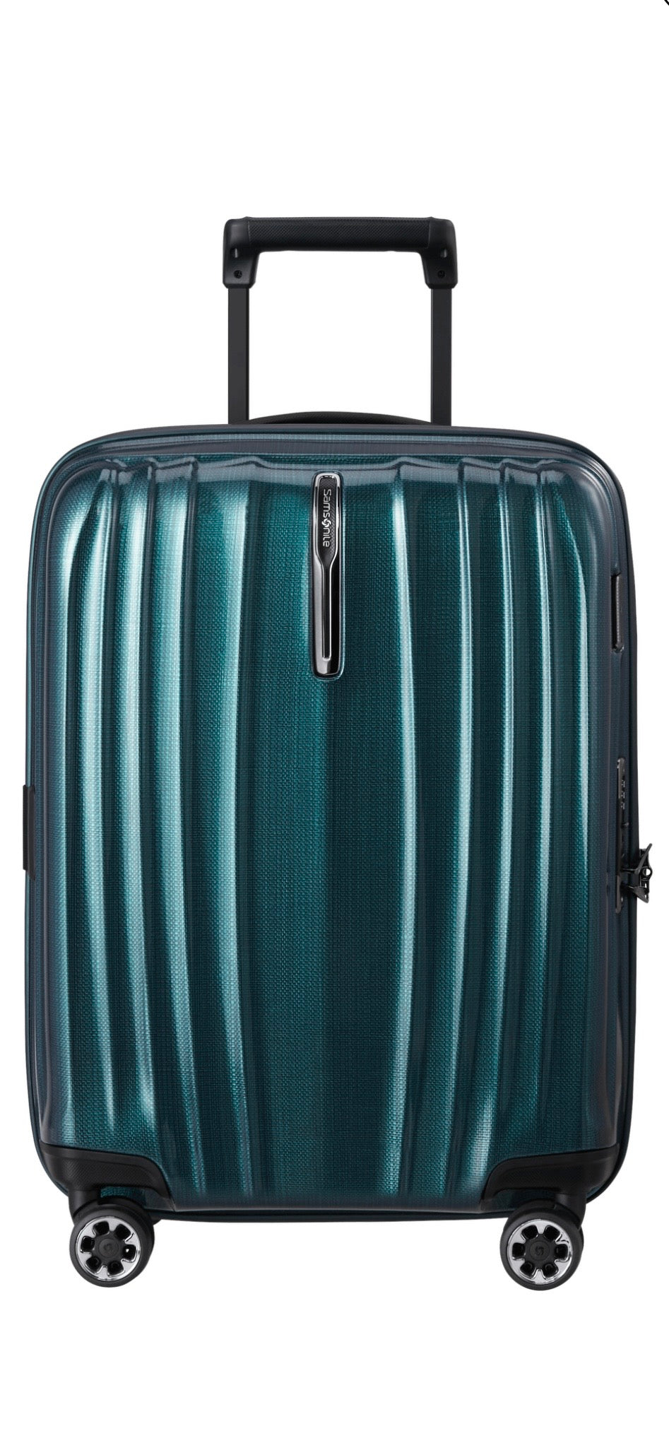 Nexis Spinner Expandable Suitcase 55cm - Deep Petrol l Samsonite