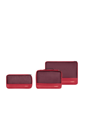 Revolution Set of 3 Packing Cubes - Red
