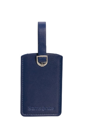 Rectangle Luggage Tag Set Of 2 – Midnight Blue Travel Bag Tags With Id Window